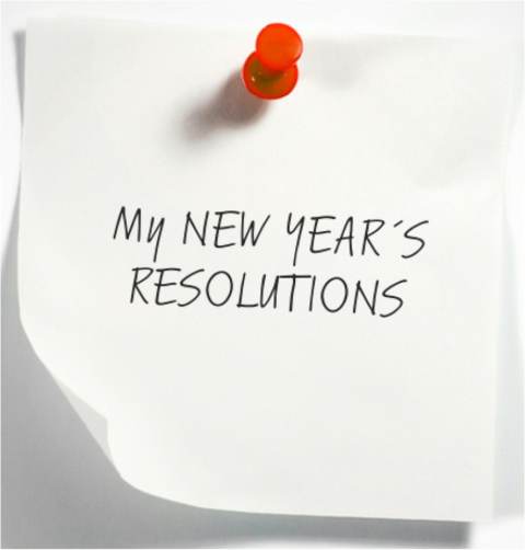 my new years resolutions